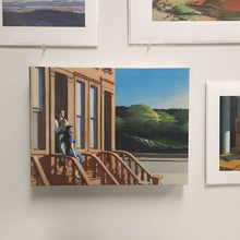 Load image into Gallery viewer, Sunlight on Brownstones Hopper Print