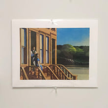 Load image into Gallery viewer, Sunlight on Brownstones Hopper Print