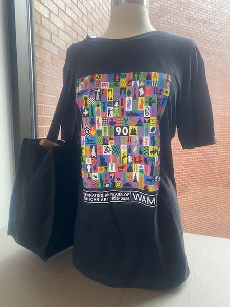 WAM 90th Celebration Tee w/ original art by ARTISTSAPLUSB