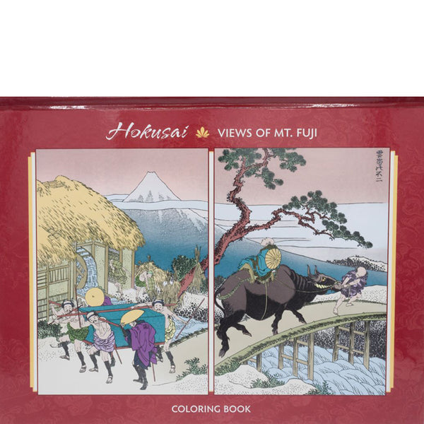 Hokusai: Views of Mt. Fuji Coloring Book