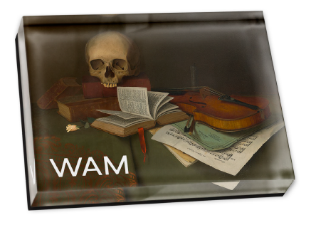 William M. Harnett's 'Mortality and Immortality' Acrylic Magnet