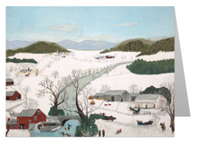 Load image into Gallery viewer, Grandma Moses 'Over the River to Grandma's House' Boxed Holiday Cards
