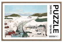 Load image into Gallery viewer, Grandma Moses 'Over the River to Grandma's House' Puzzle
