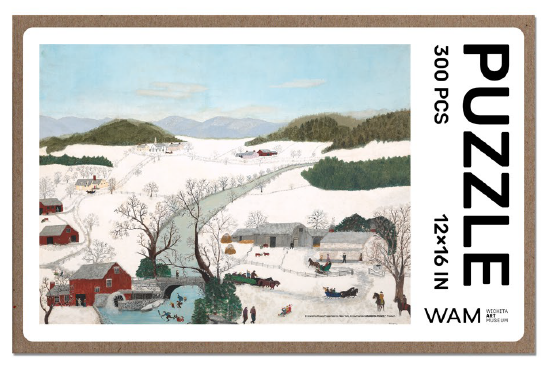 Grandma Moses 'Over the River to Grandma's House' Puzzle