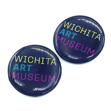 Load image into Gallery viewer, Wichita Art Museum Enamel Button
